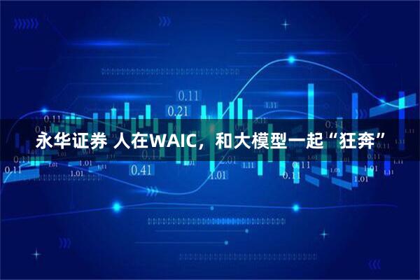 永华证券 人在WAIC，和大模型一起“狂奔”