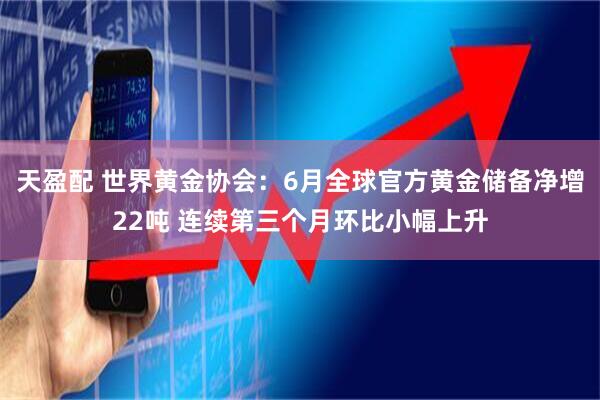 天盈配 世界黄金协会：6月全球官方黄金储备净增22吨 连续第三个月环比小幅上升